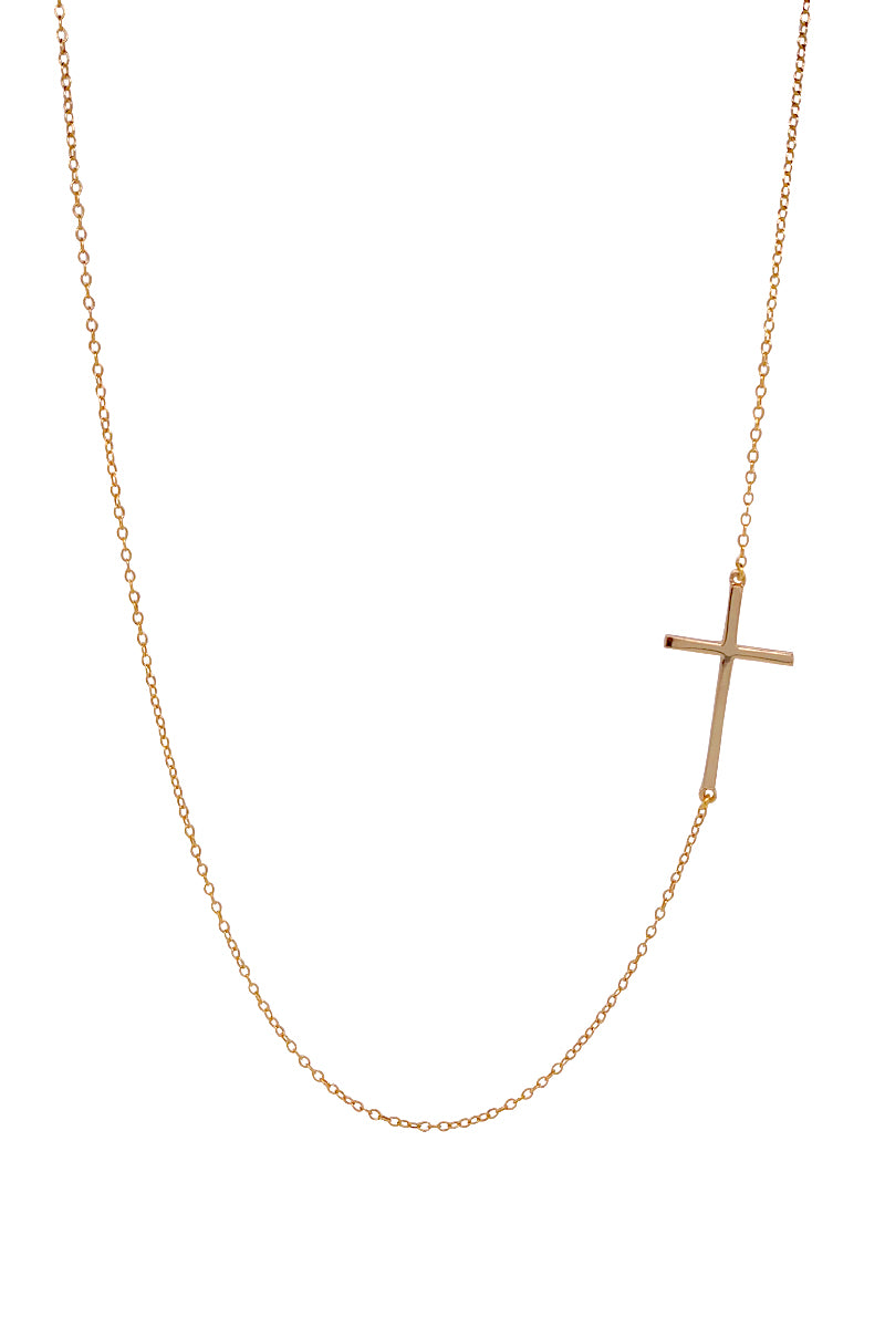 Maria Kors Halskæde - Guld