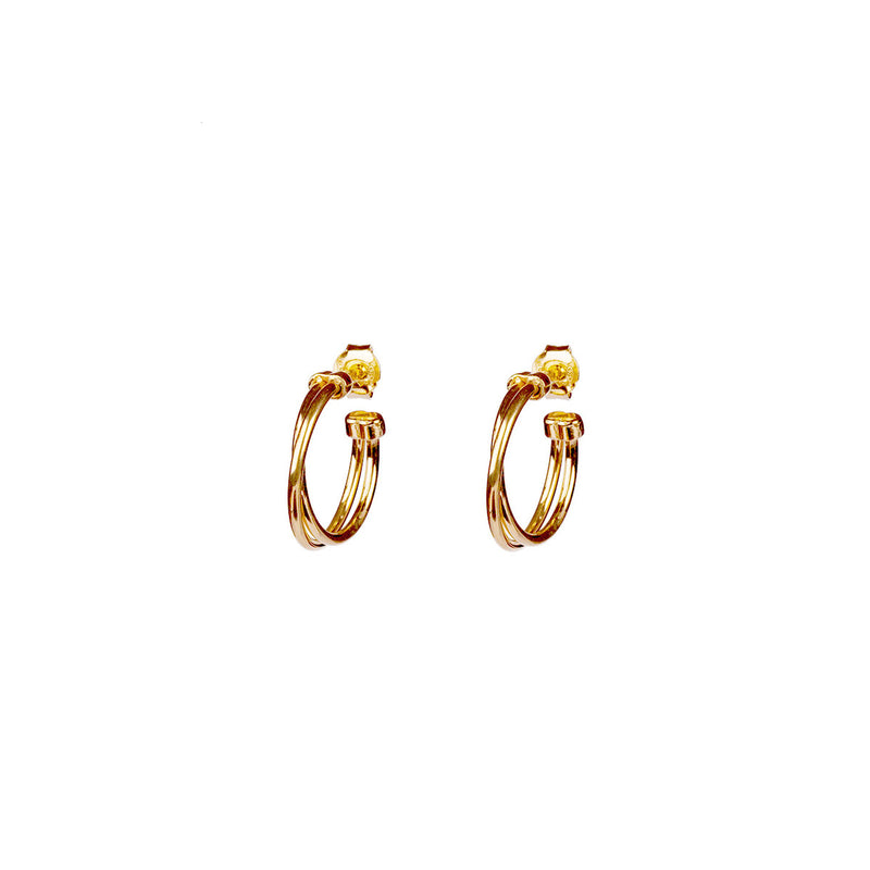Mora Earrings 15mm - Gold