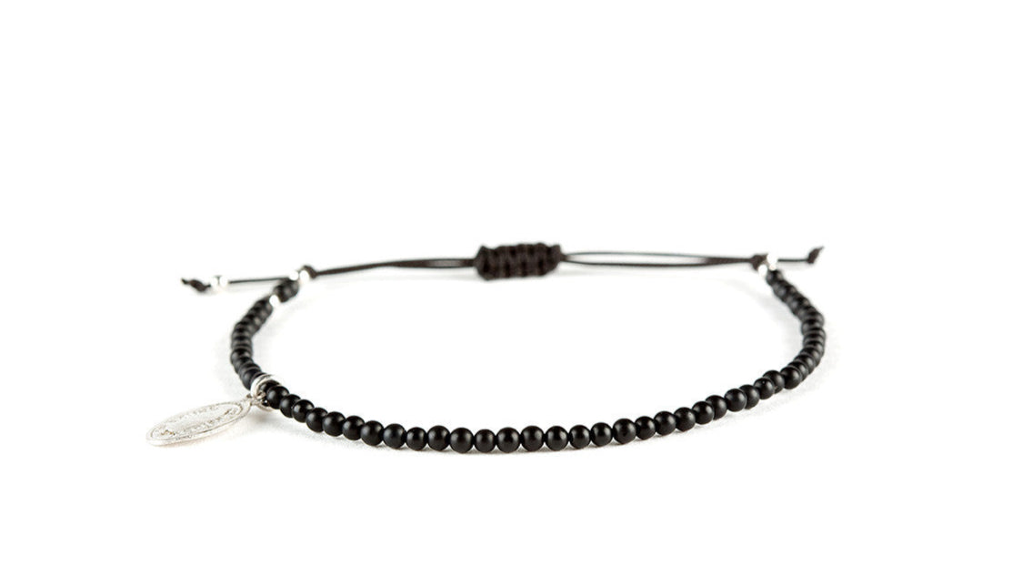 Nanna Lost Tag - Onyx Diamant - Sølv