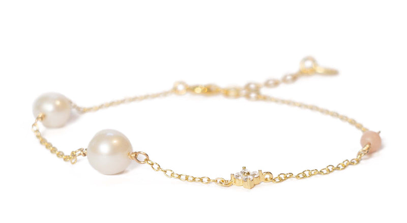 Nete Pearl Bracelet - Gold