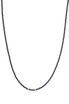 Nikki Necklace Black Spinel - Gold