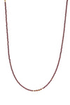Nikki Necklace Red Garnet - Gold