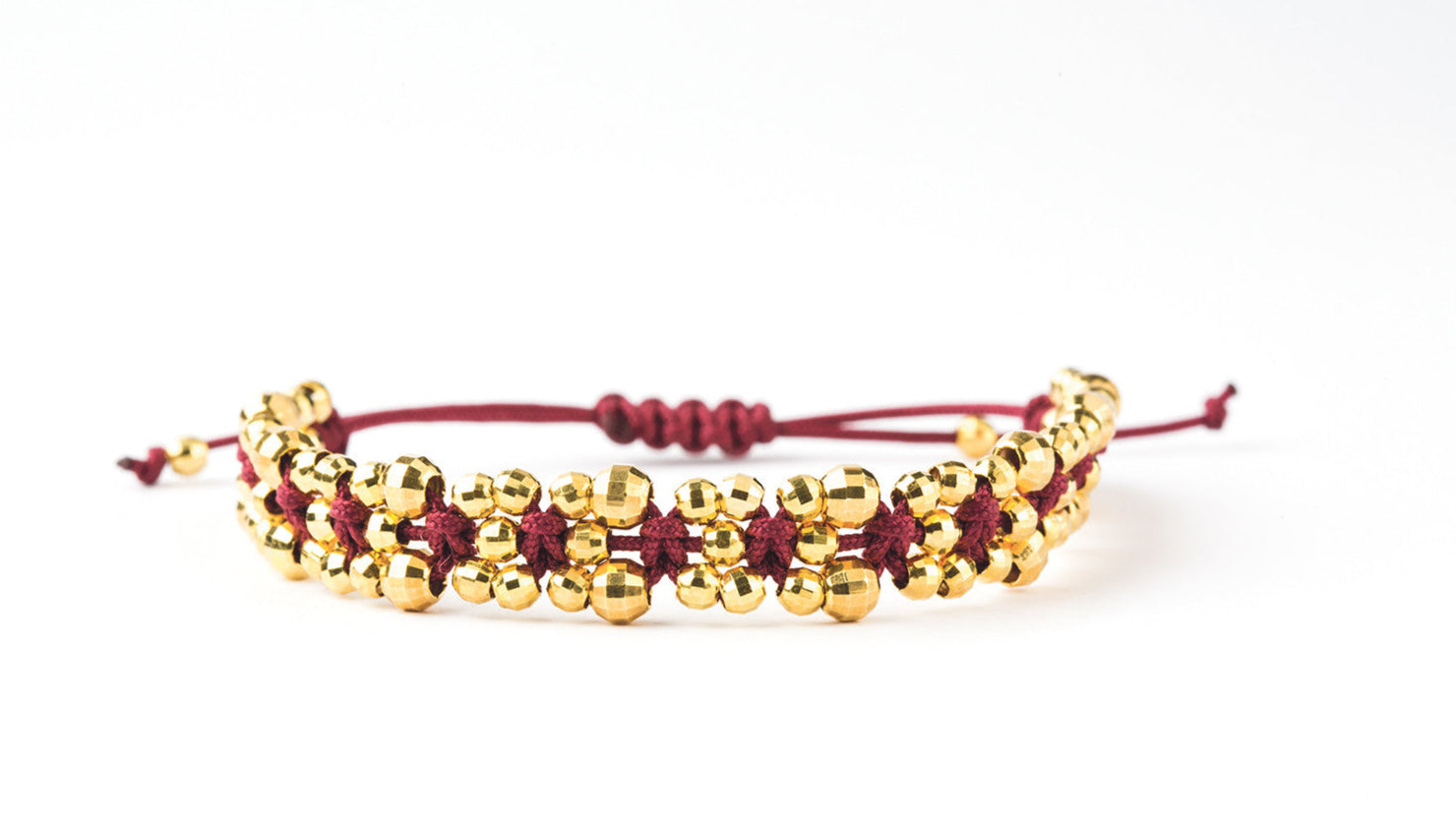 Sahiba Bordeaux - Guld