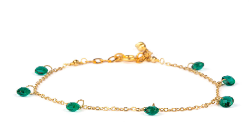 Susan Green Zirconia Bracelet - Gold