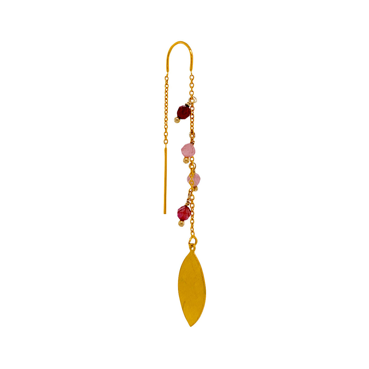 Tracy Rose Tourmaline single Earring - Gold