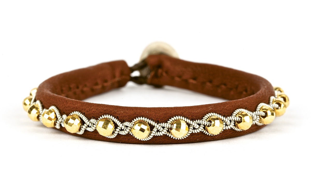 Tyri Facet Guldperler - Choko