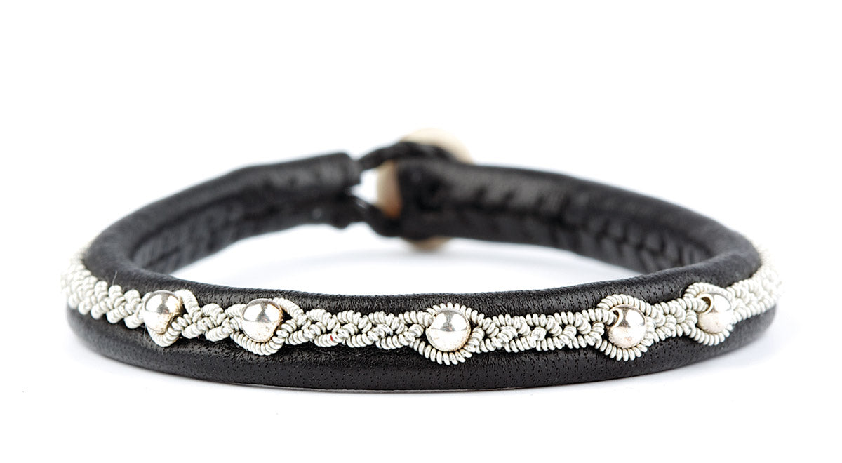 Verna Sølvperler - Sort