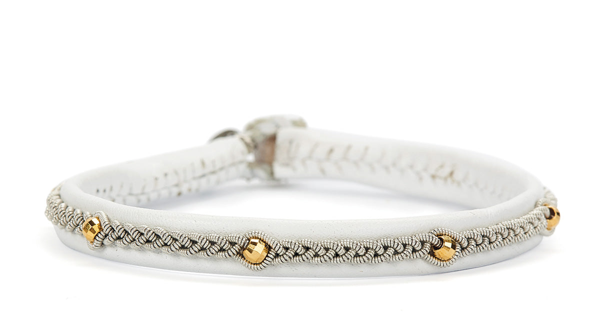 Victoria Facet Guldperler Hvide