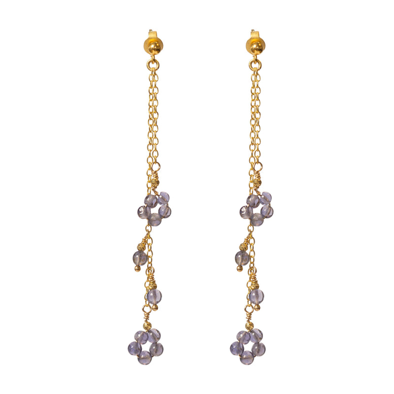 Zena Apartite  Earrings - Gold